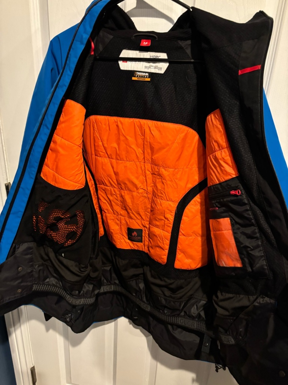 686 Men’s Bright Blue Waterproof Ski Jacket with Hood - Picture 3 of 4